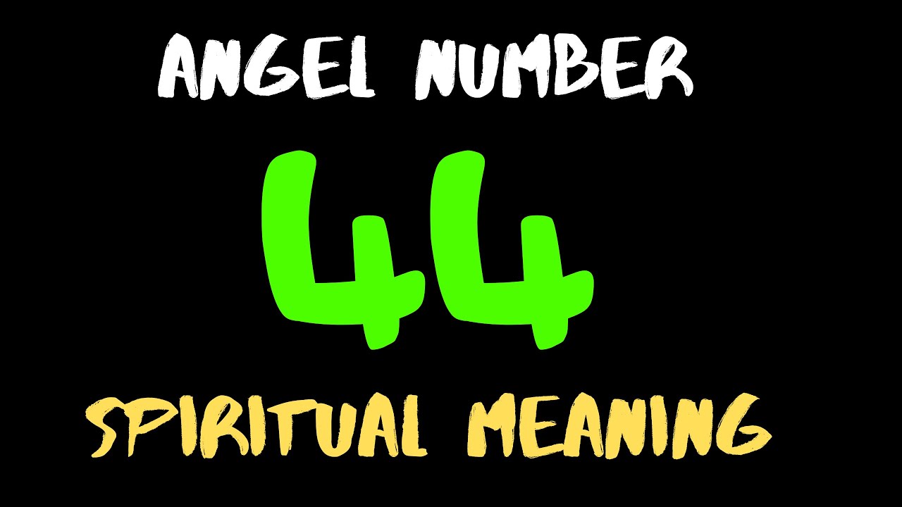 ✅ Angel Number 44 | Spiritual Meaning of Master Number 44 in Numerology | What does 44 Mean