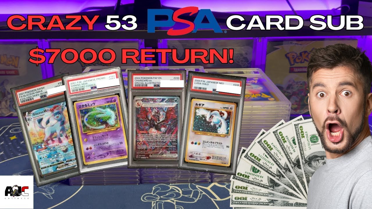 PSA SUBMISSION REVEAL! | $7000 RETURN WITH RARE POKEMON CARDS!
