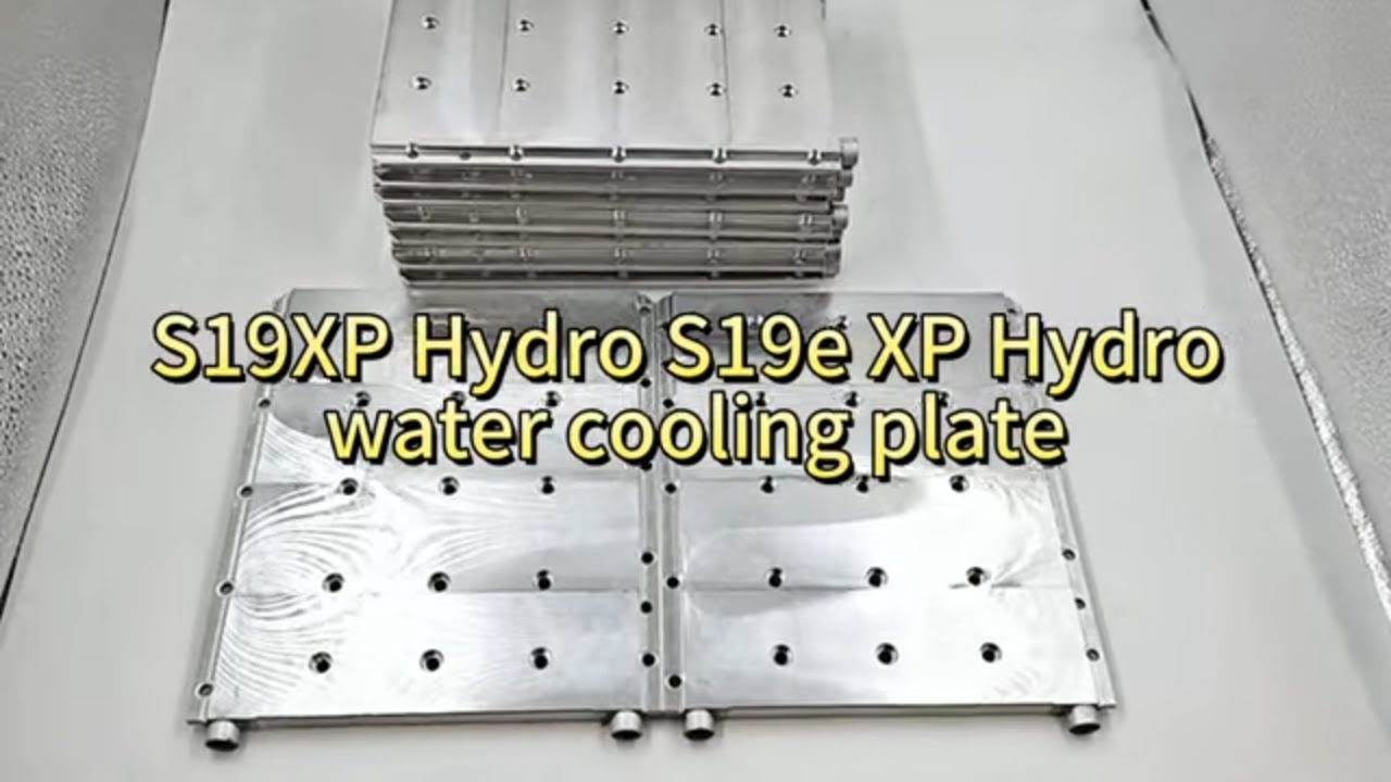 Replacement water cooling plate for Antminer S19XP Hydro and S19e XP Hydro miners