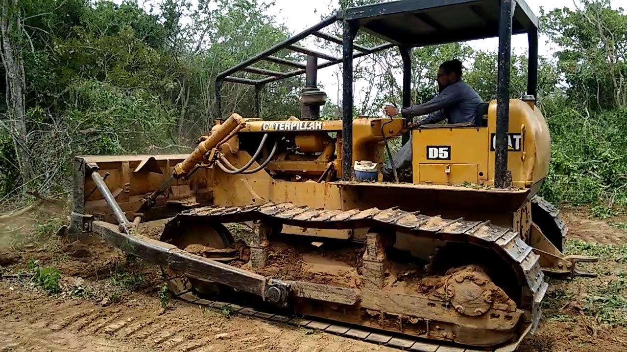 Caterpillar D5-H working deforestation