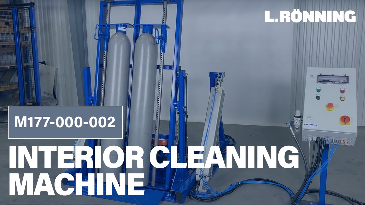 Efficient and Safe Internal Cleaning For Gas Cylinders