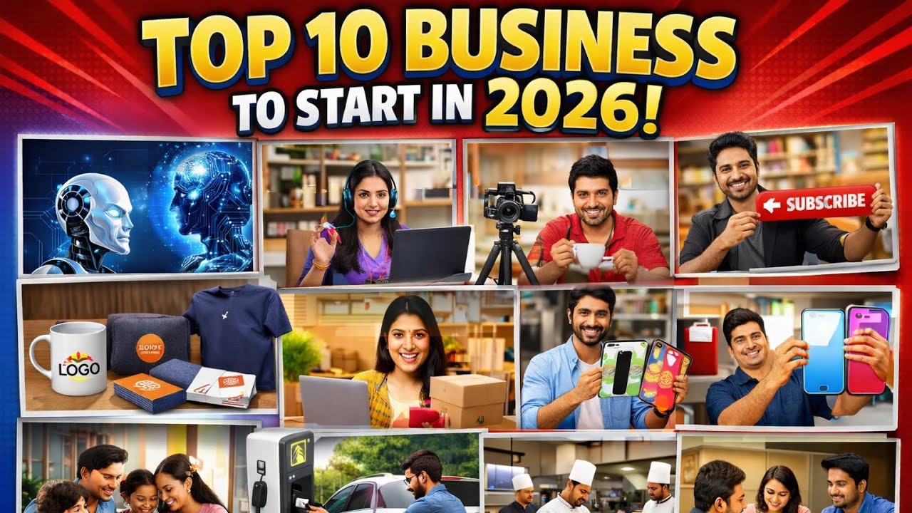 Top 10 Business to Start in 2026 in Telugu  | Top 10 Business Ideas | Best Business Ideas | 
