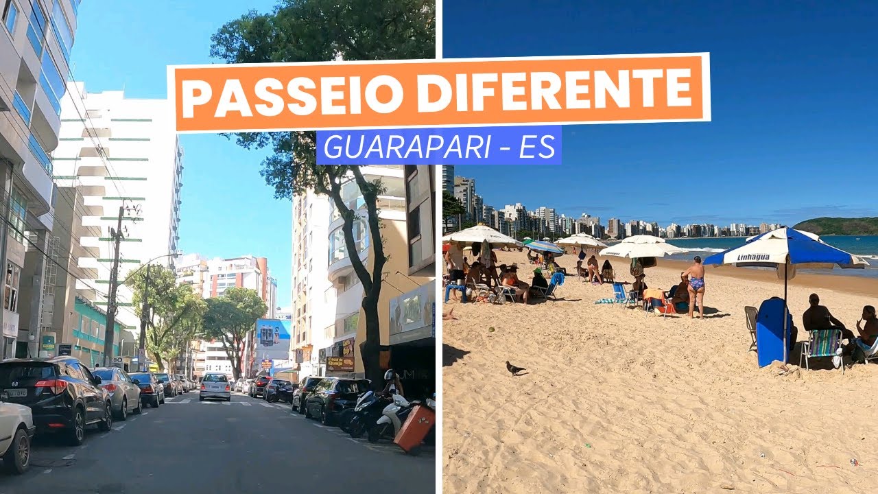 PASSEIO do CENTRO até a PRAIA do MORRO, GUARAPARI - ES #guaraparivirtual @guaraparivirtual