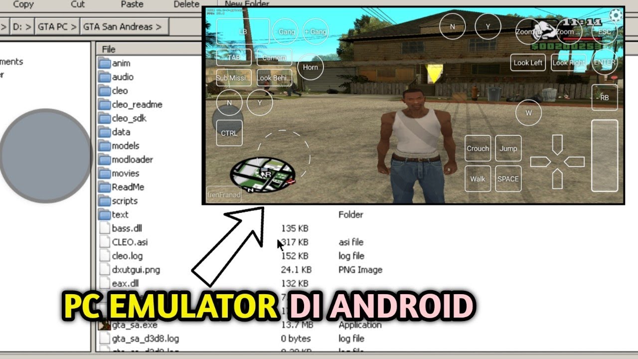 Aku Mengubah HP menjadi PC!! Cara Memasang Windows Emulator dan Menjalankan Game PC - EXAGEAR