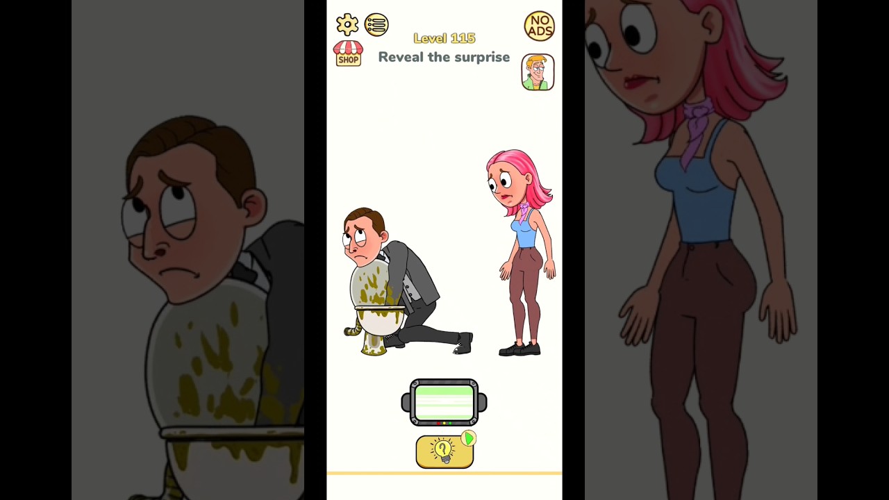 Reveal The Surprise.  brain riddles #level 115 #gaming #ytshorts