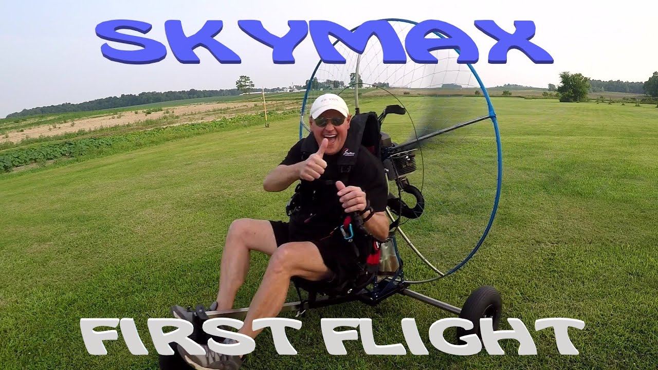 New SKYMAX Paramotor... First Flight And First Impressions ...