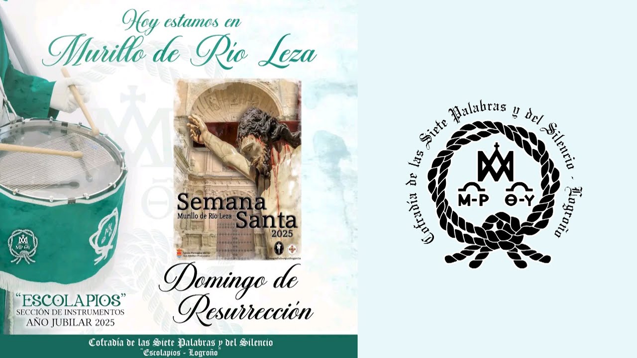 Procesión del Resucitado de Murillo de Rio Leza - Semana Santa 2025  (La Rioja).