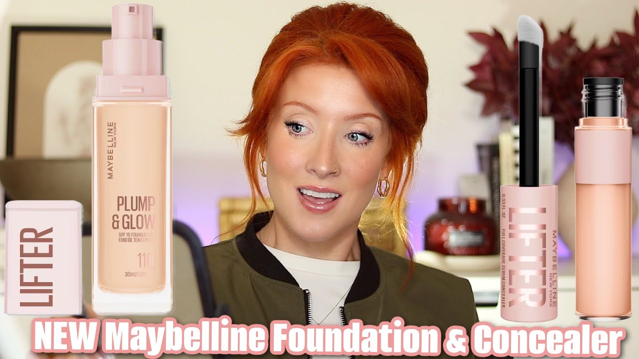 Обзор нового тонального крема Maybelline Plump & Glow Foundation/Lifter Concealer