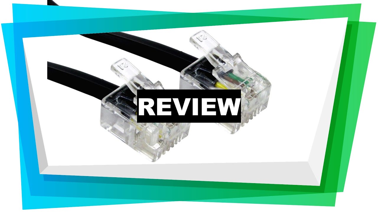 Review Alida Systems &reg; 3m ADSL Cable - Premium Quality / Gold Plated Contact [2019]