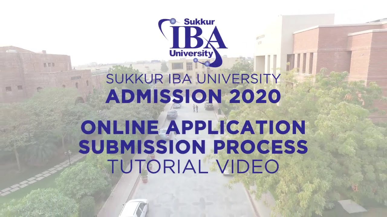 Online Application Submission Tutorial