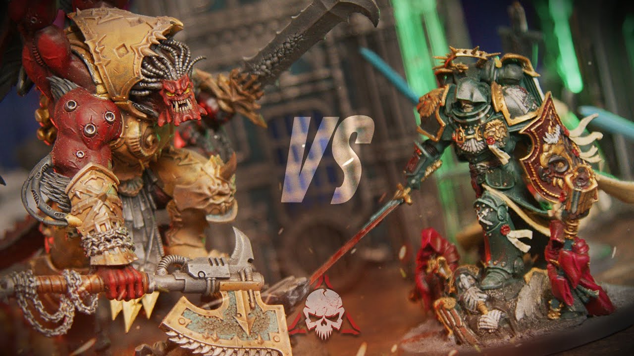 Brother vs Brother! World Eaters vs Dark Angels | Warhammer 40K Battle Report