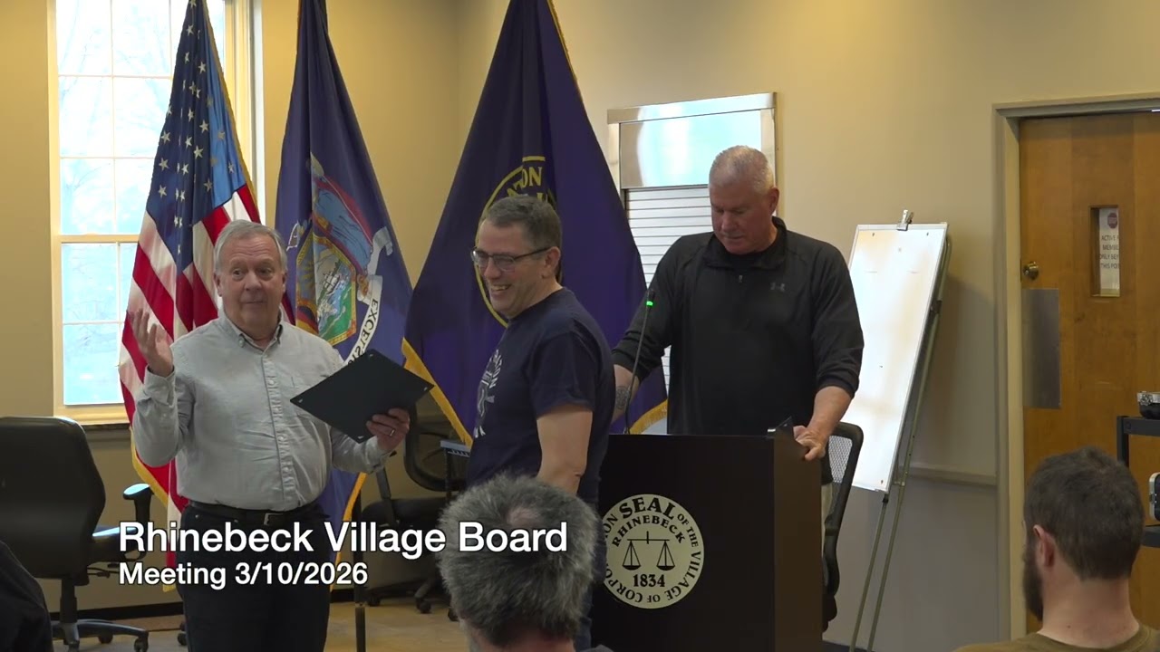 3-10-2026 Rhinebeck Village Board Meeting 