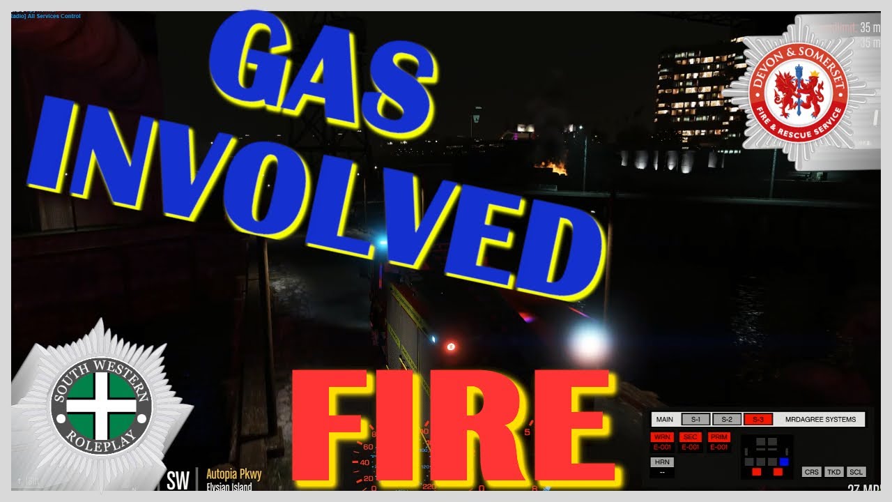 Indrustrail fire involving gas: SWRPC