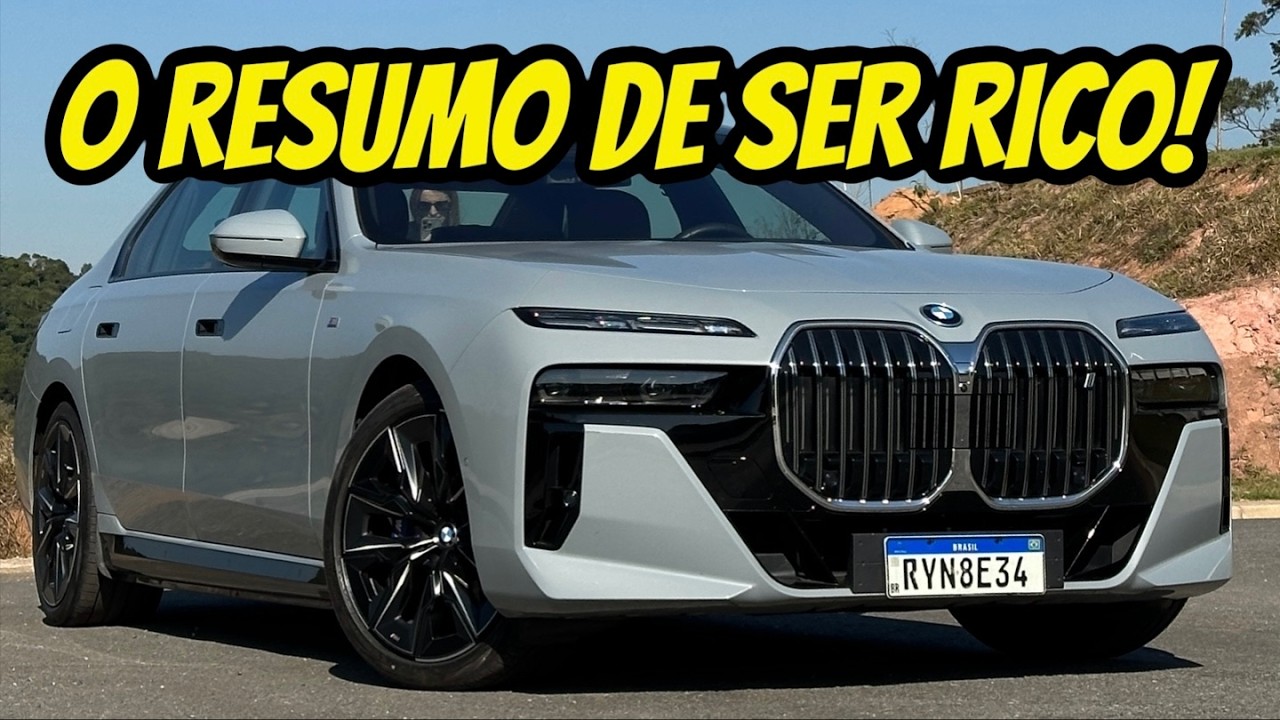 NOVO BMW i7 - O MELHOR DO MUNDO A VENDA NO BRASIL!