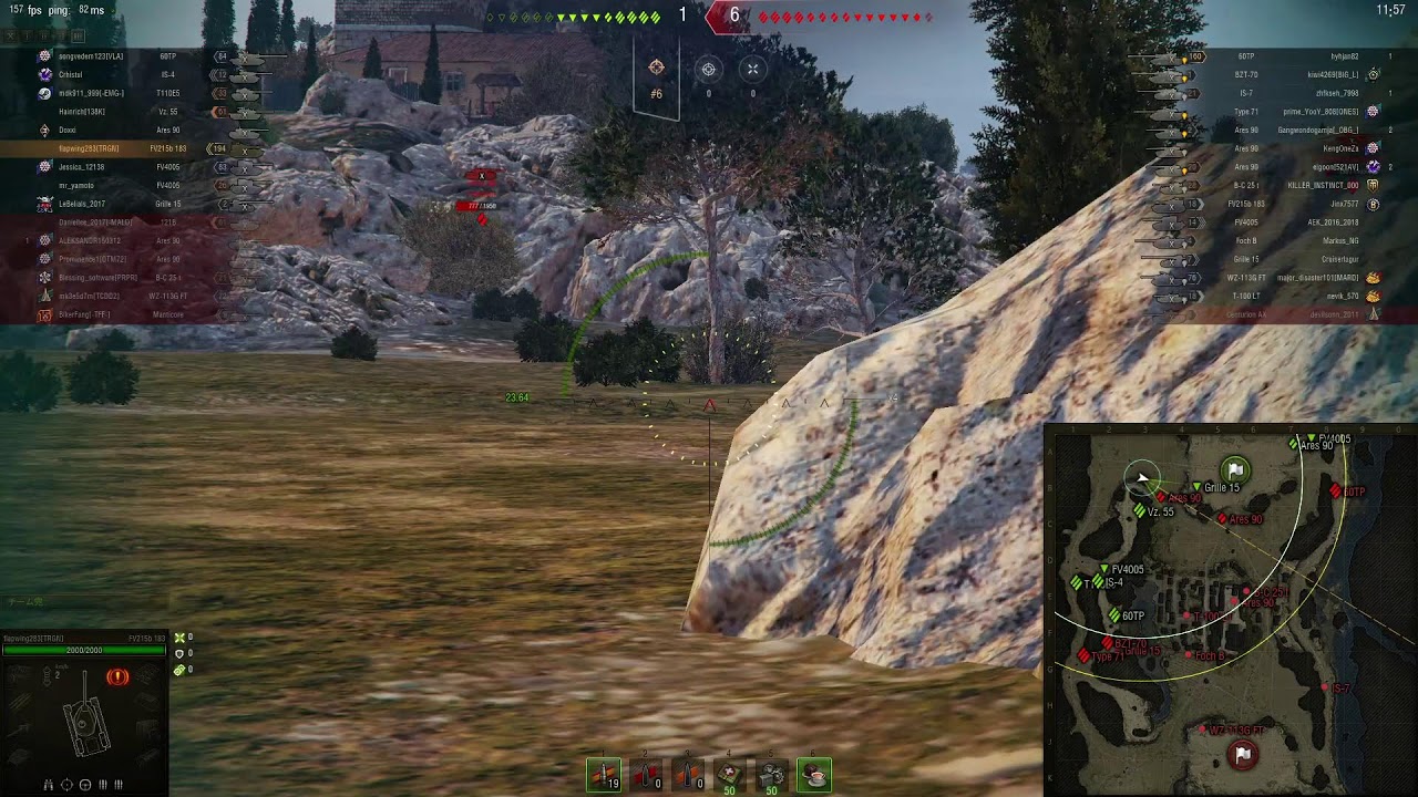 【WoT】オッサン of Tanks at YouTube #42　野戦改修とかクレ稼ぎとか　誰か遊びましょ