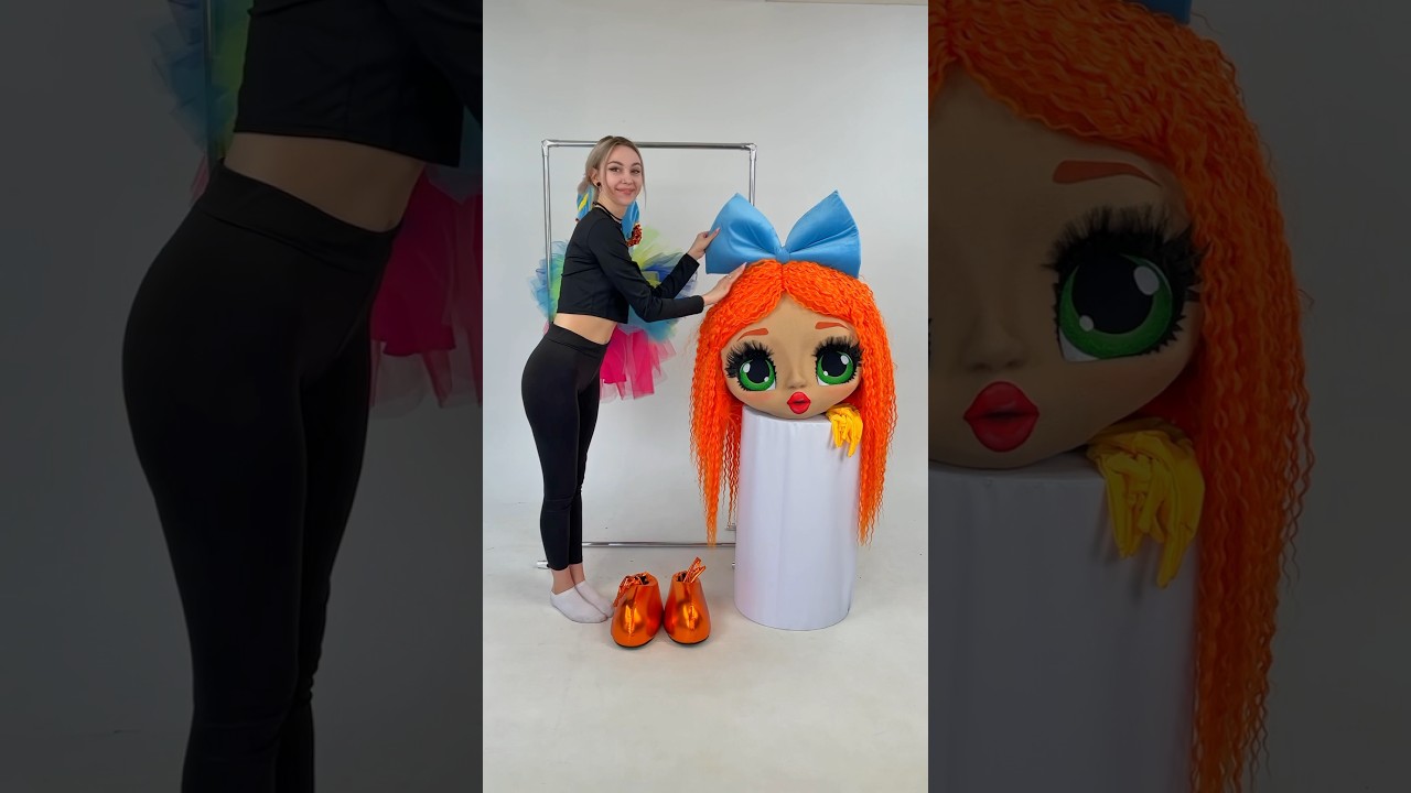 How to Wear a LOL Doll Mascot 👗 | Behind the Scenes Transformation