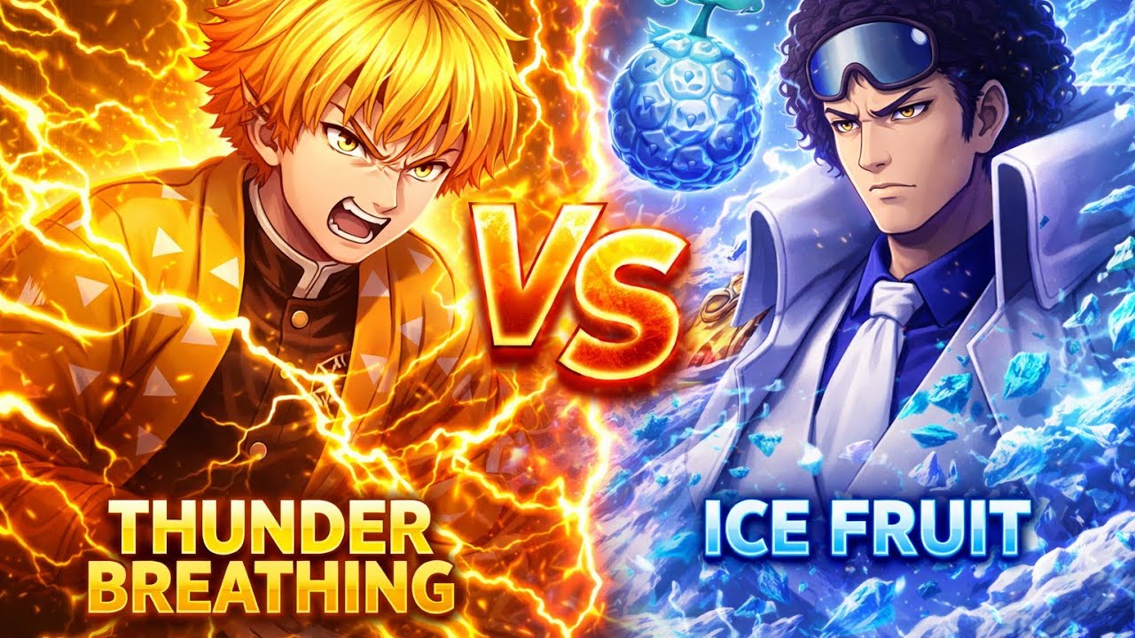 DUELO DE ESPECIAS PRA BOSS ICE VS THUNDER ( ANIME FIGHTING SIMULATOR ENDLES)