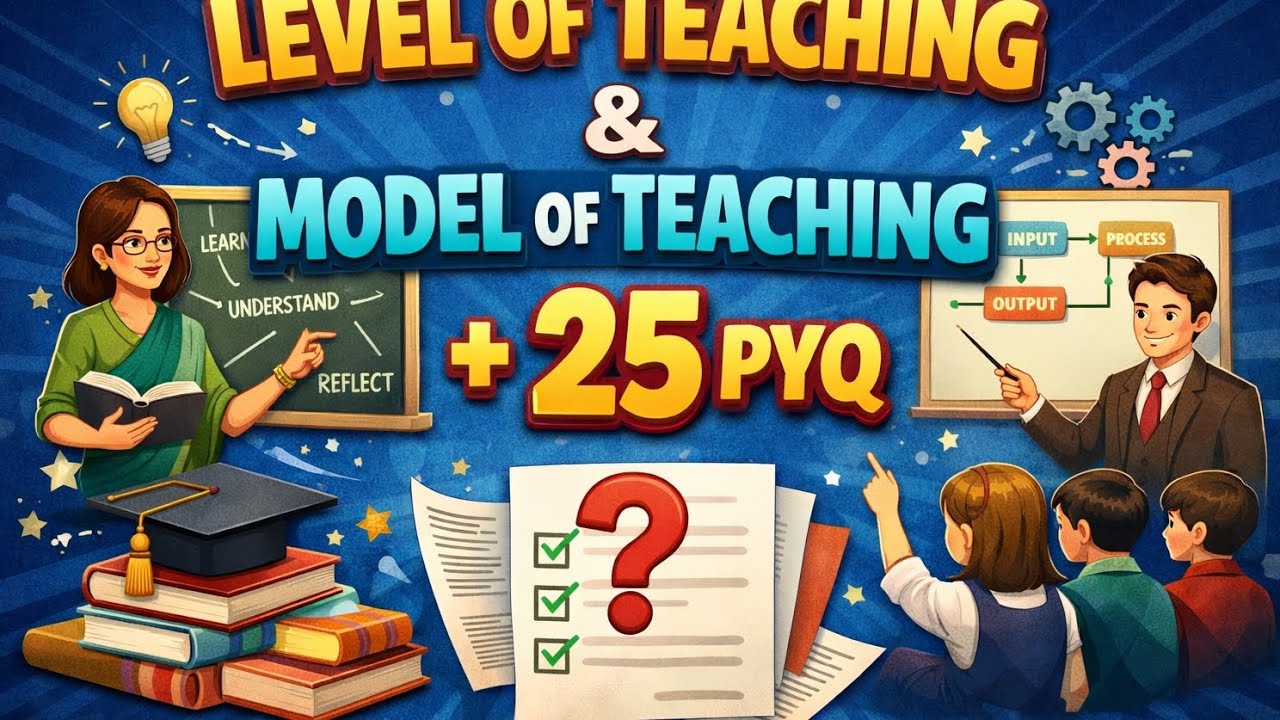Model of teaching or model of teaching with 25 MCQ ugc NET paper first teaching aptitude important