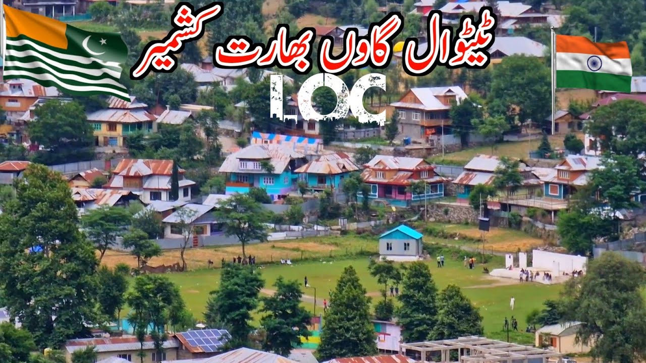 India Kashmir ka akhri village ||Teetwal village || Beautiful Kashmir ||