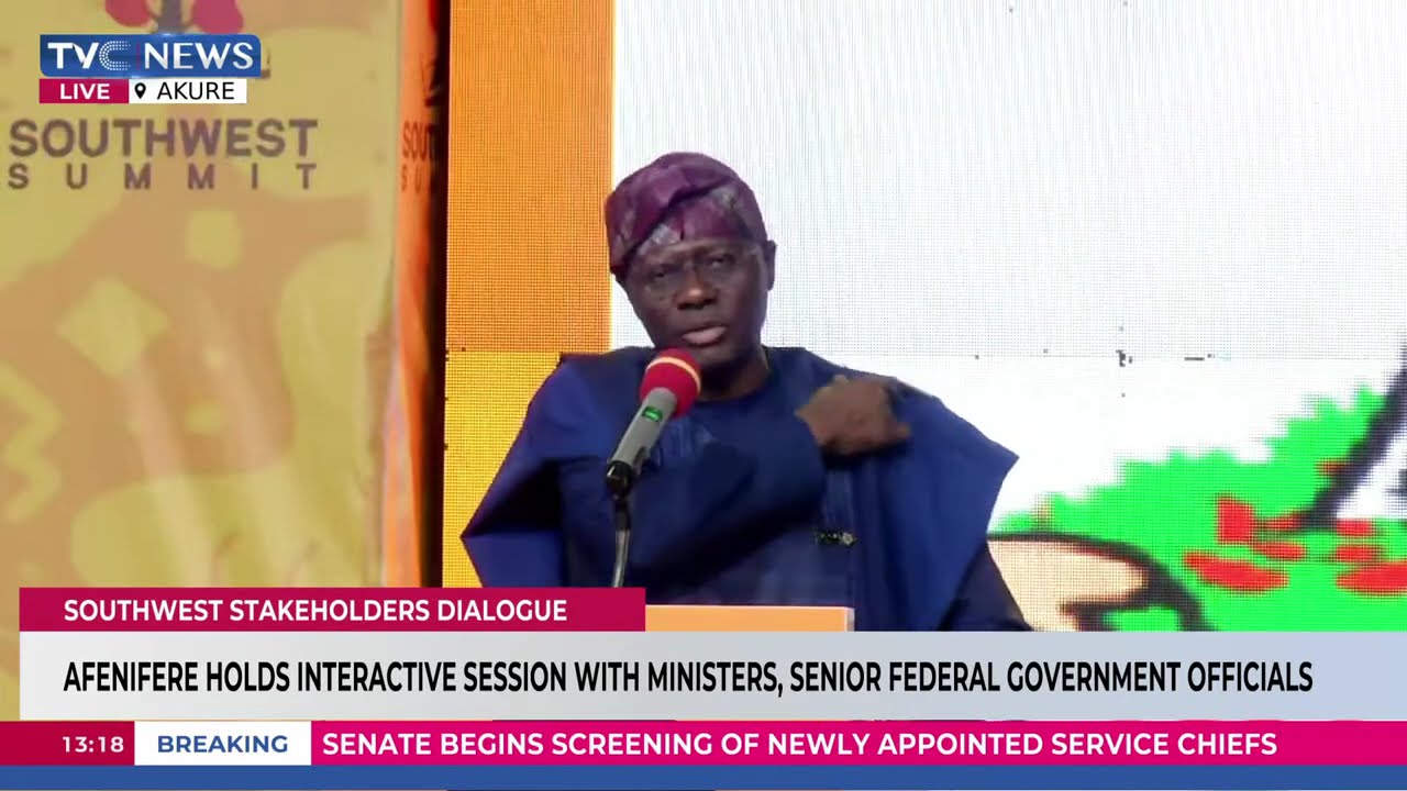 Gov Sanwo-Olu Remarks At Afenifere's Southwest Stakeholders Dialogue In Akure 