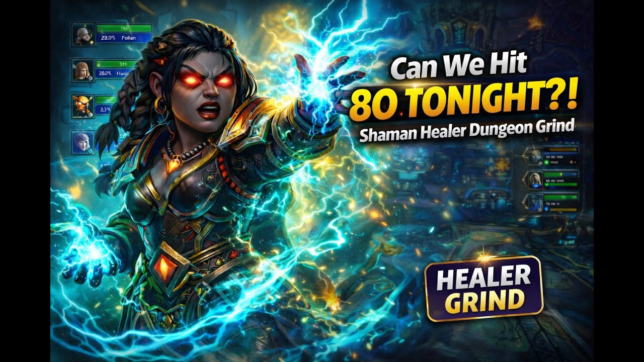 Can We Hit 80 Tonight?! Shaman Healer Pt 3