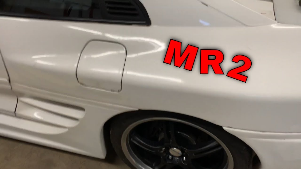 TRD 2000GT MR2 widebody fuel door discovery