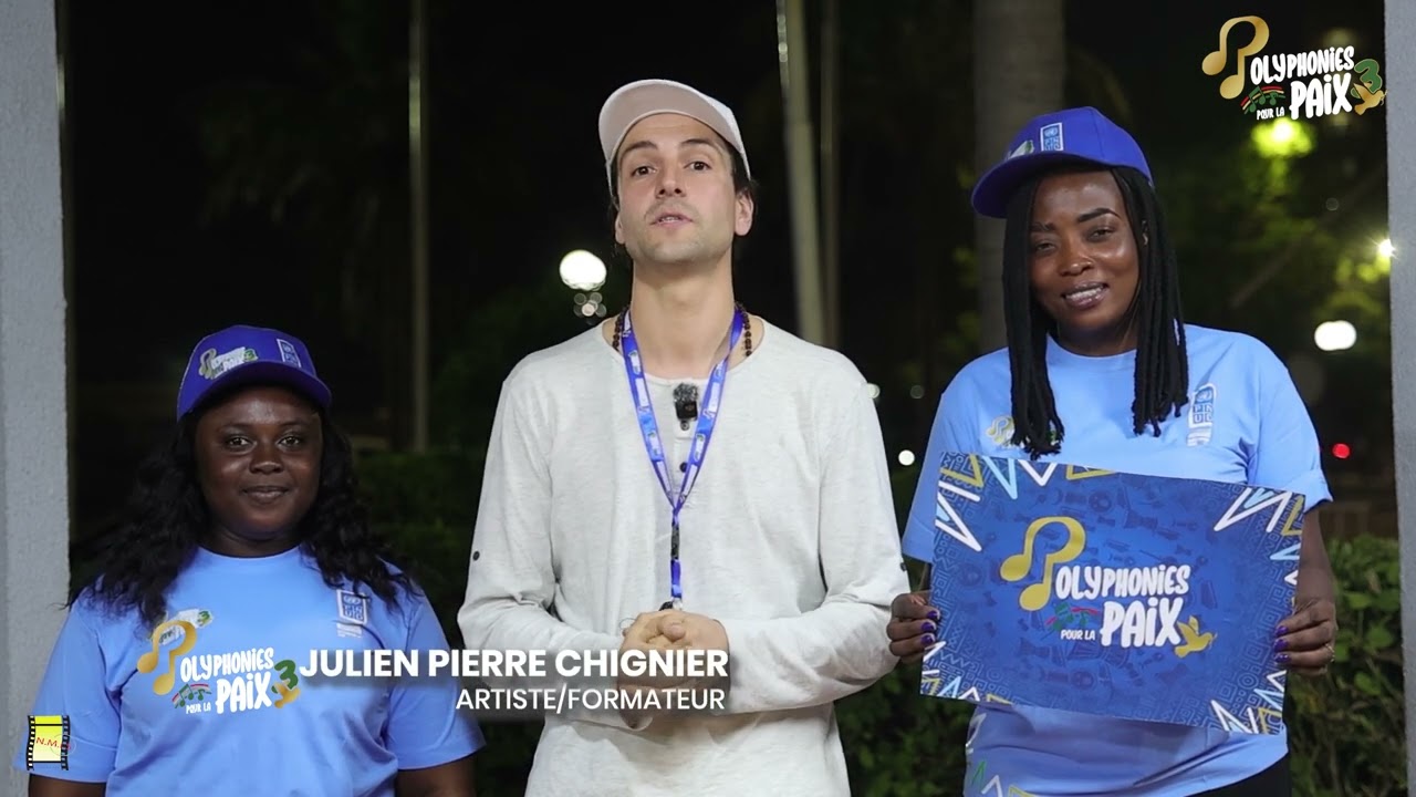 Retour en images de l'arrivée de Jean Pierre CHIGNIER- Polyphonies Pour la Paix 3ème Édition 