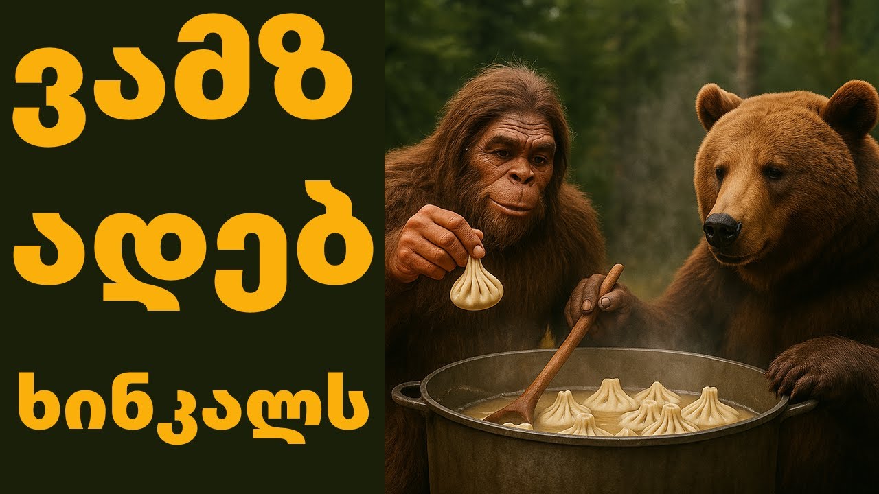 ვამზადებ ხინკალს ტყეში