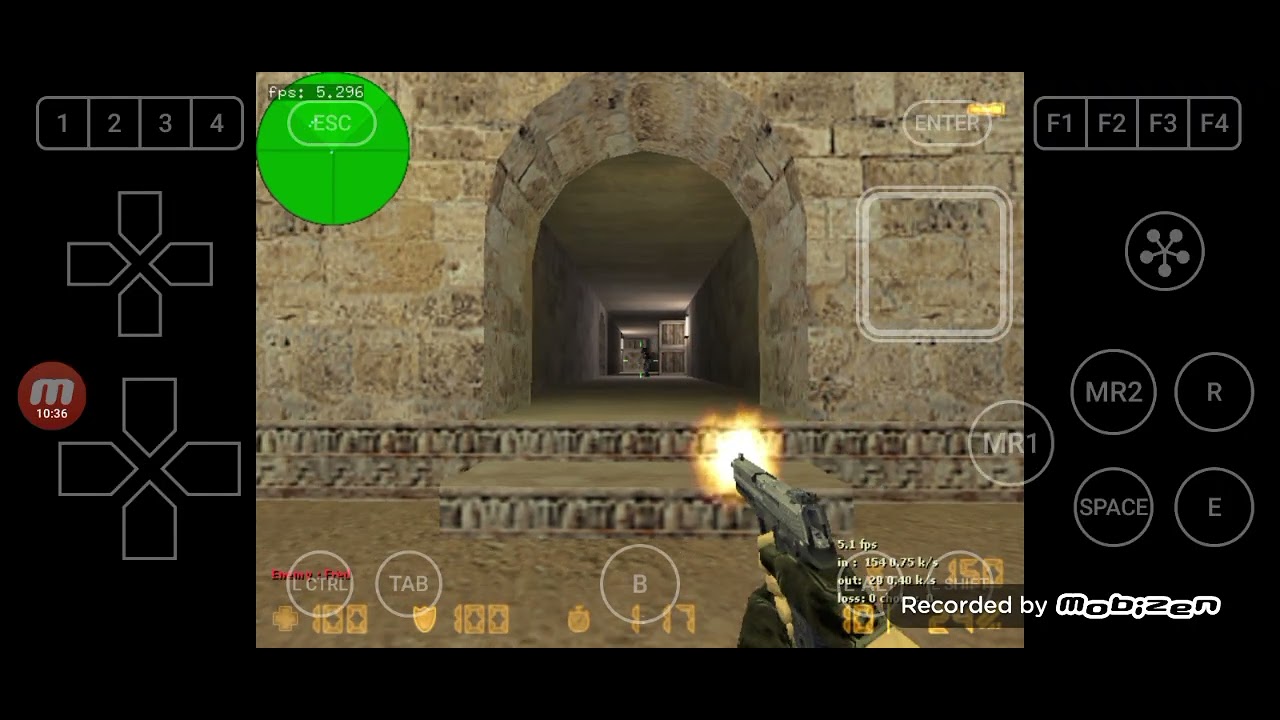 Cs 1.6 gameplay winlator 60.000 fps
