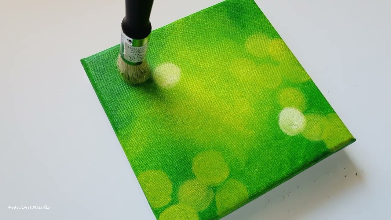 Good Luck Painting | 3 Leaf Clover | St  Patrick's Day Art | Oddly Satisfying Painting