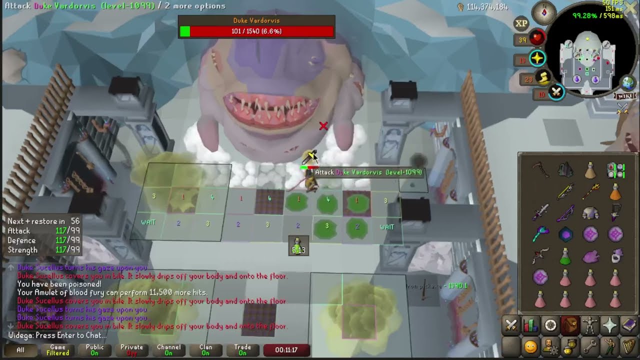 All Awakened Bosses, 1 Invy, No Food