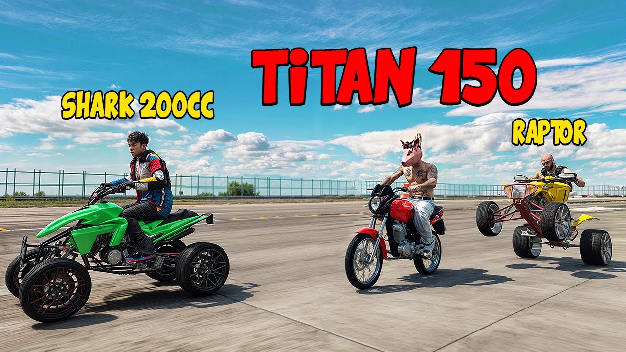 Moto CG 200 Modificado De Arrancones Vs Raptor Sorprendo A Mis Amigos En GTA RP /Cerdito Rp