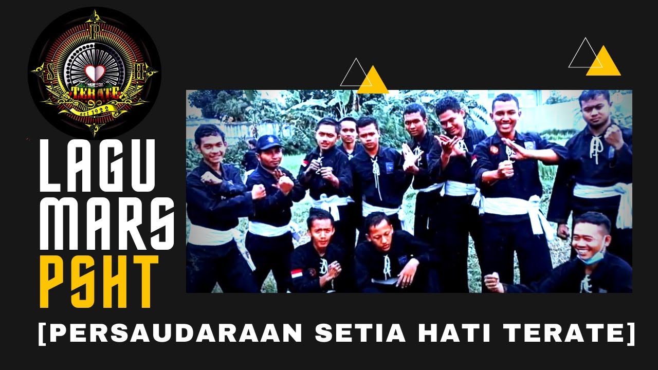 Lirik Lagu/Mars PSHT (Persaudaraan Setia Hati Terate) | ARTIS PSHT RANTING PLERET