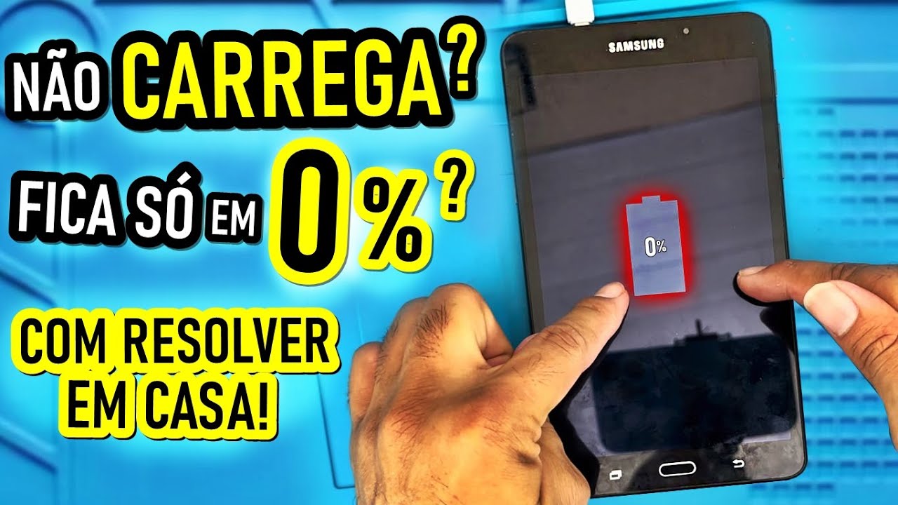 TABLET NÃO CARREGA FICA SÓ EM 0% ? Tente isso primeiro antes de levar em uma assistência técnica!
