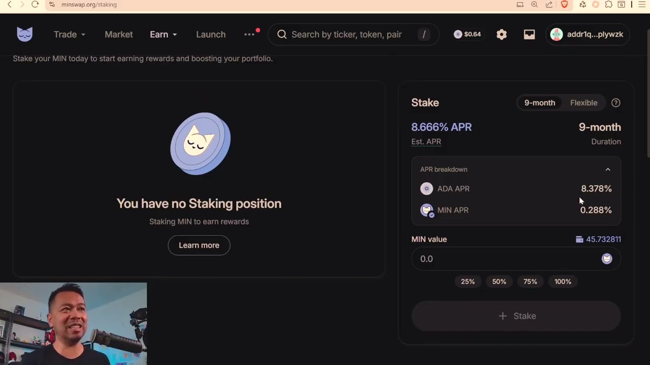 Tour and Overview of the Minswap Decentralised Exchange on Cardano