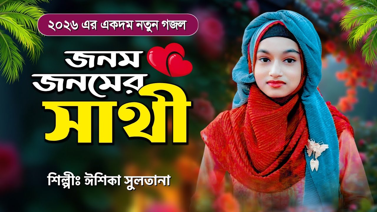 Jonom Jonomer Sathi┇জনম জনমের সাথী┇Ishika Sultana Gojol┇ঈশিকা সুলতানা নতুন গজল┇bangla gojol 2026