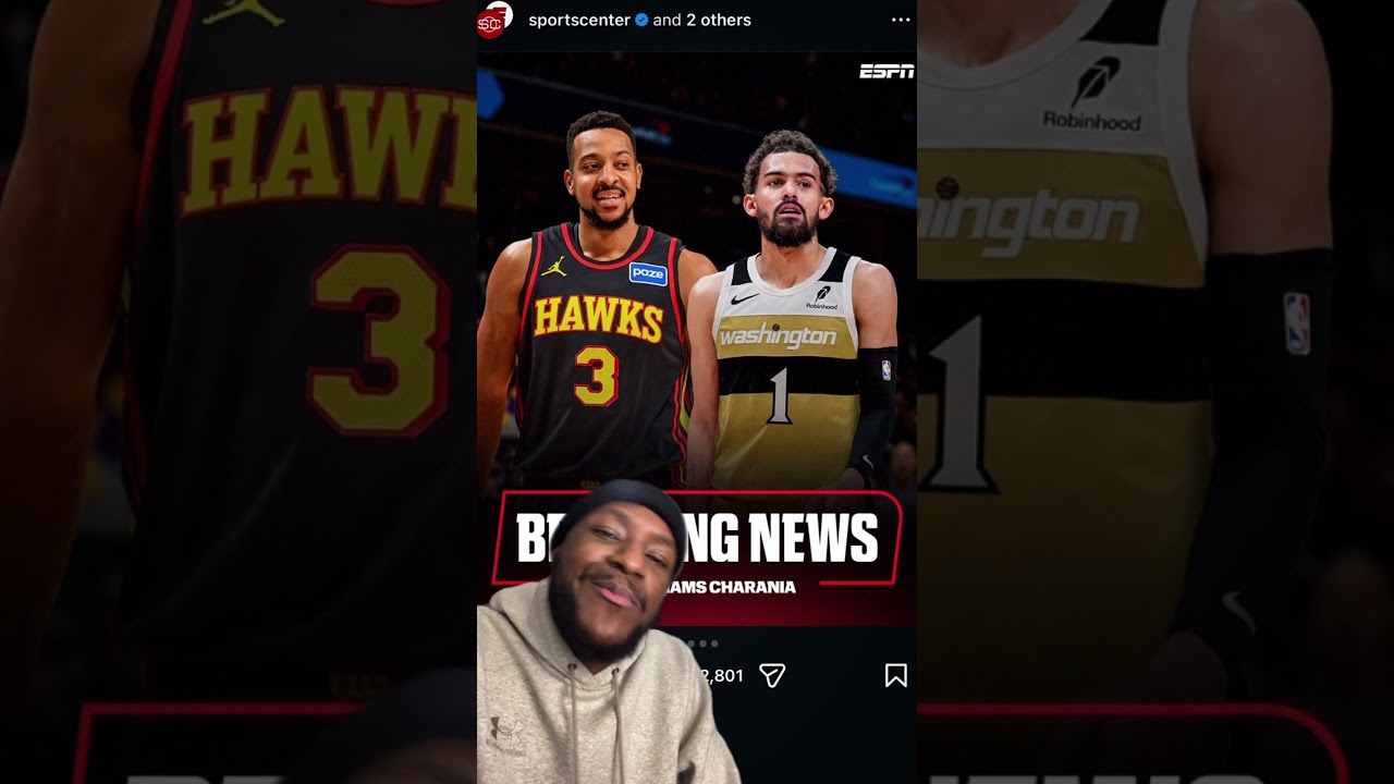 The Atlanta Hawks trade Trae Young to the Washington Wizards! 😲 #nba #basketball l