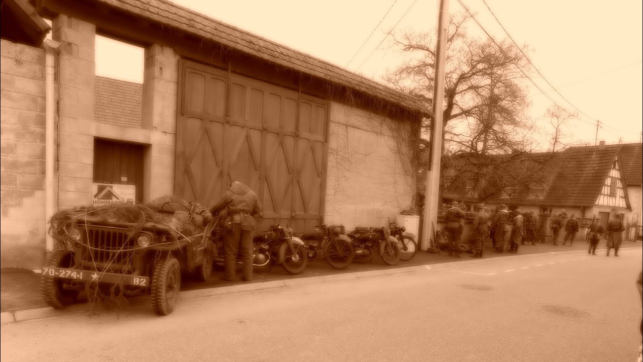 Reconstitution de la libération à Gumbrechtshoffen 80ans