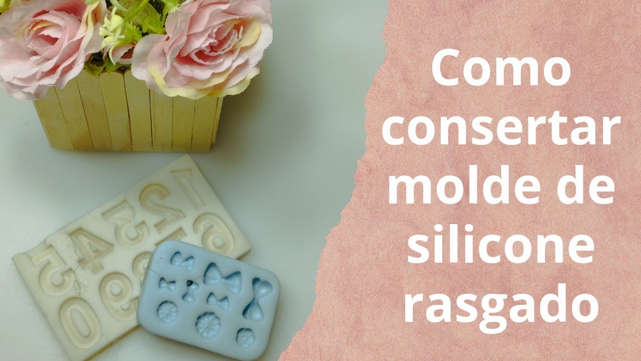 Como consertar molde de silicone rasgado