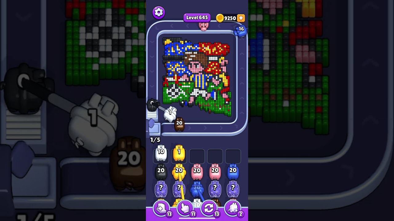 【 Pixel Flow 】Level 645 Fail.20