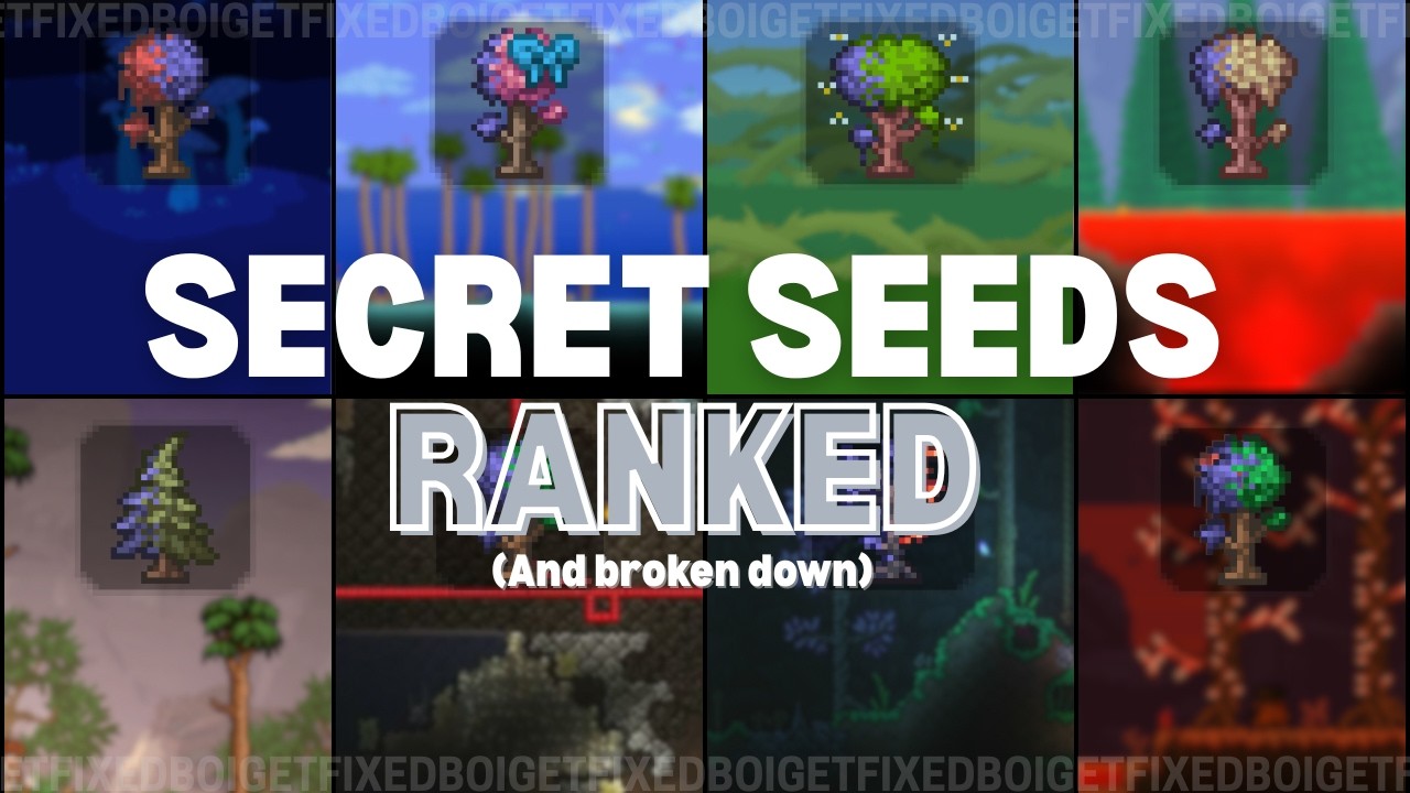 RANKING and Breaking Down every SECRET SEED in Terraria ┃Terraria 1.4.4