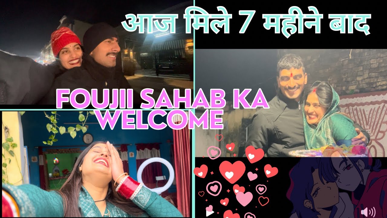 finally wo din aa gya jiska maine 7mahino se intzar kiya hai..welcome back fojii sahab 🙈🙈