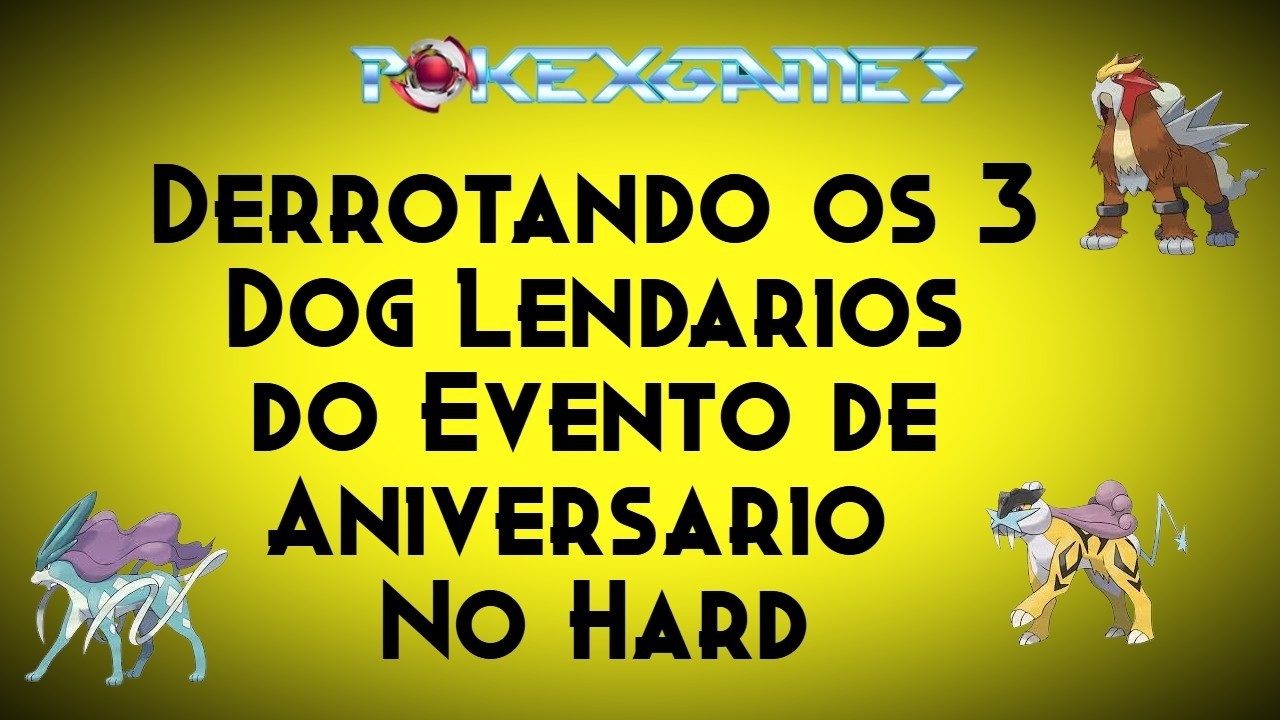 PXG Evento de Aniversario os 3 C&atilde;es Lend&aacute;rios no Hard