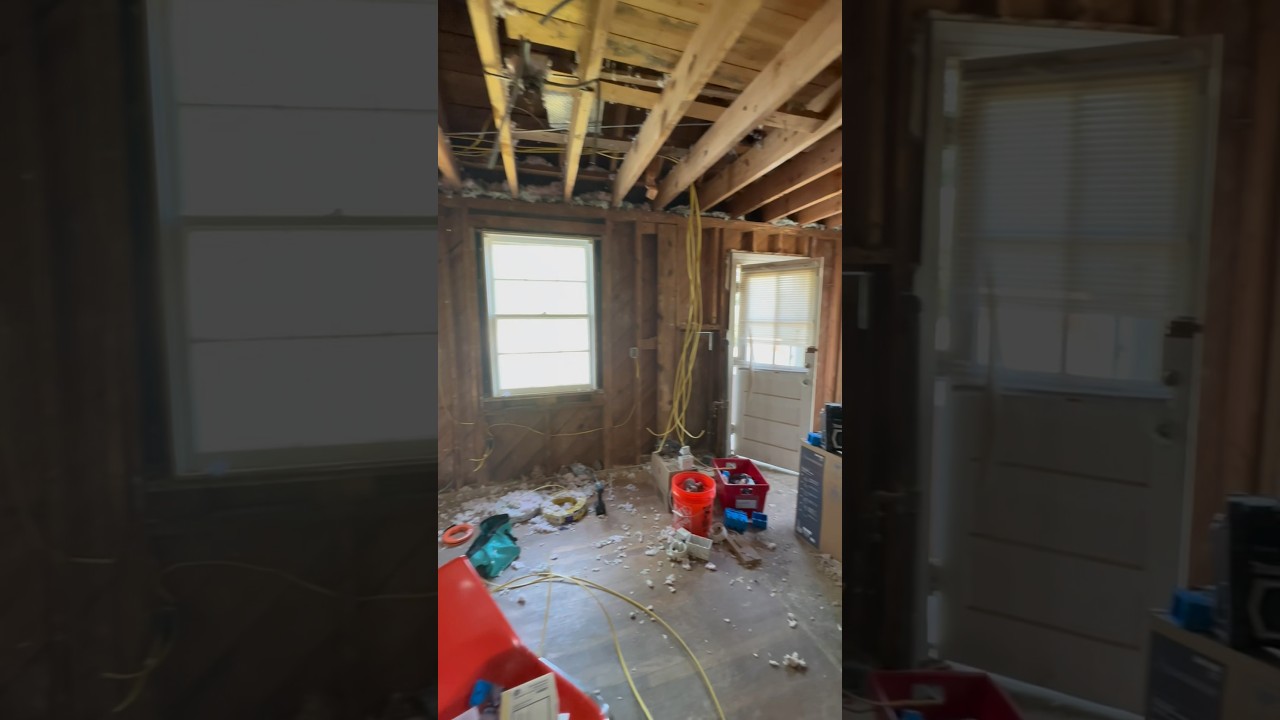 Full kitchen demo and remodel.