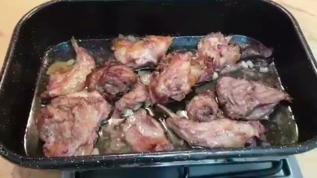 IEPURE ÎN VIN LA CUPTOR! 🐇🐇🐇 Rețetă simplă tradițională!