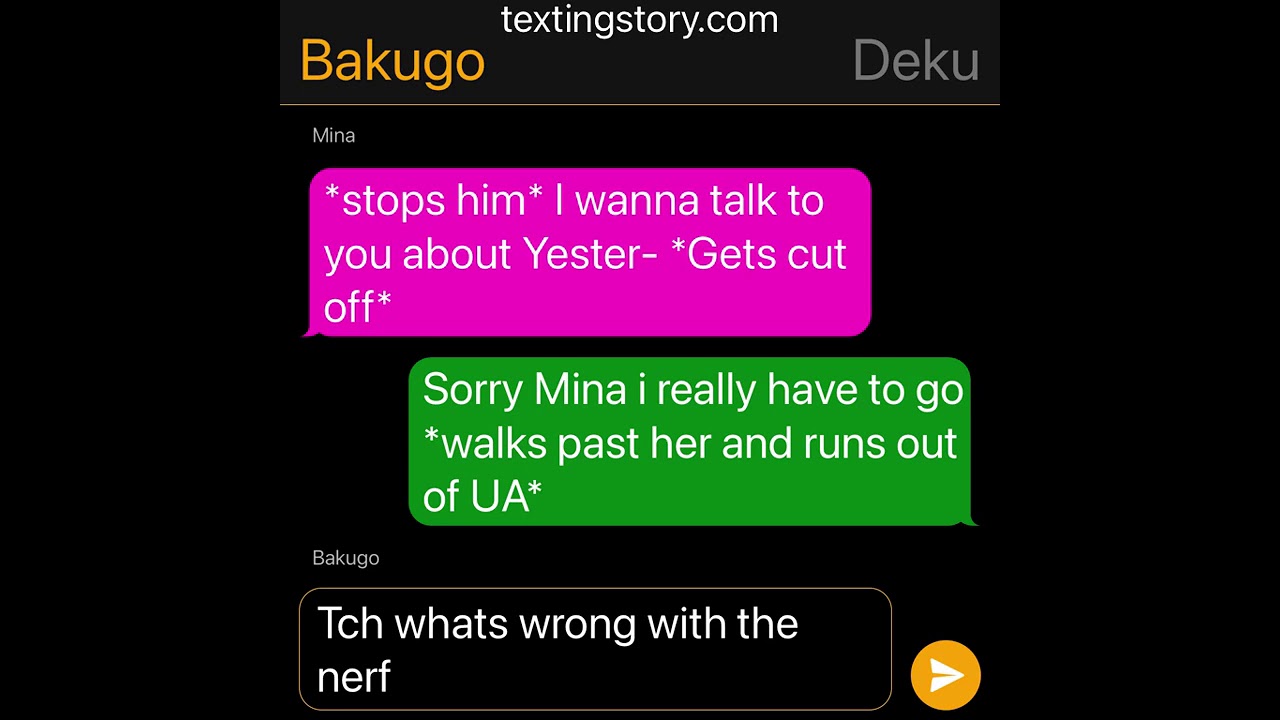 IzuMina One-Shot [Mha Text] {300 Sub Special}