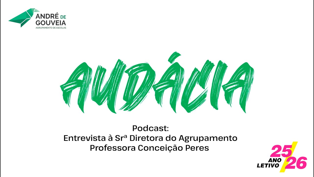 Podcast Rádio ESAG com a Diretora do Agrupamento de Escolas André de Gouveia