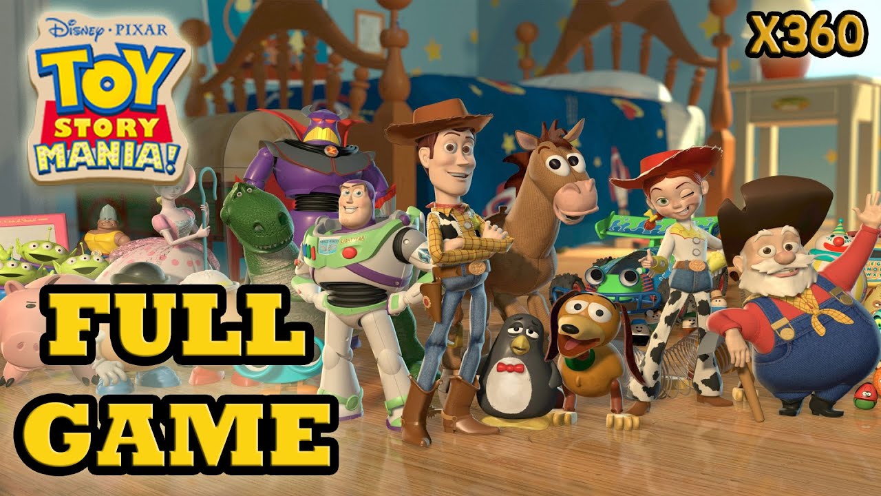 Toy Story Mania! FULL GAME Longplay (XBOX 360)
