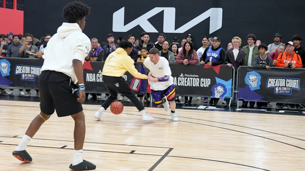 Professor Hoops 2v2 at NBA AllStar Weekend in Los Angeles