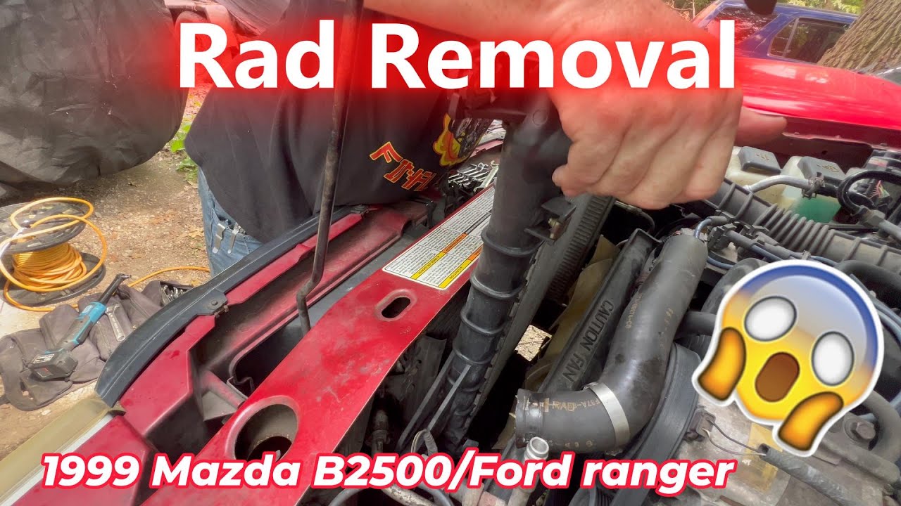 1999 Mazda B2500 radiator replacement